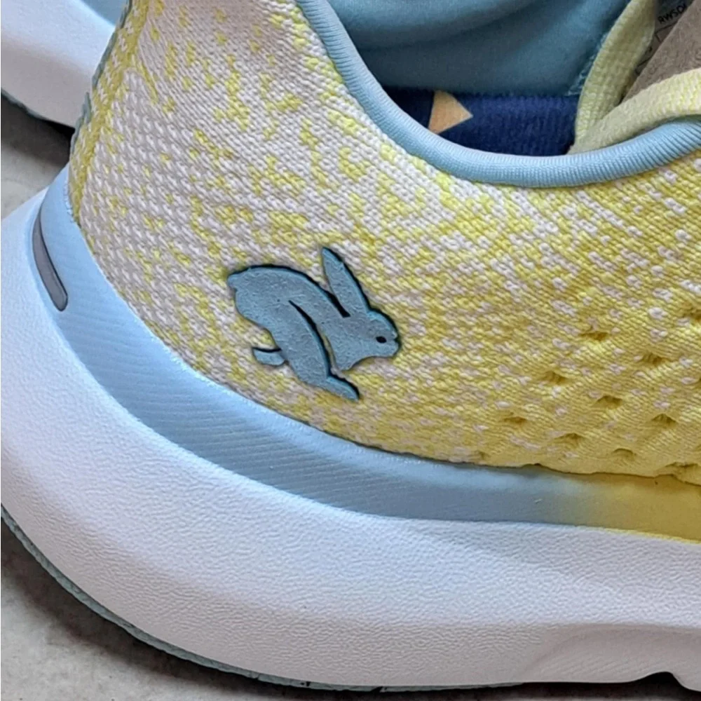 Rabbit "Dream Chaser" running shoes yellow and blue - Wmns sz 8 - Picture 5 of 11